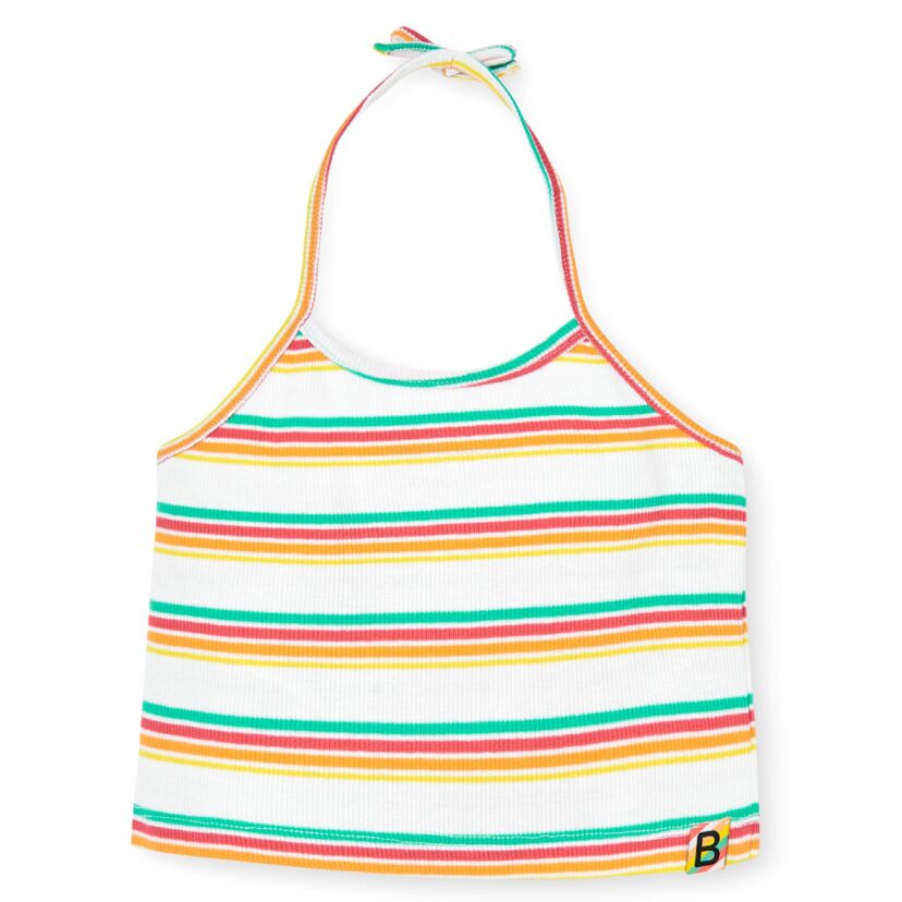 BOBOLI 456038-9092 Koszulka w paski dla dziewczynki 