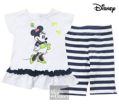 MYSZKA MINNIE Komplet dla dziewczynki, tunika i legginsy 71414