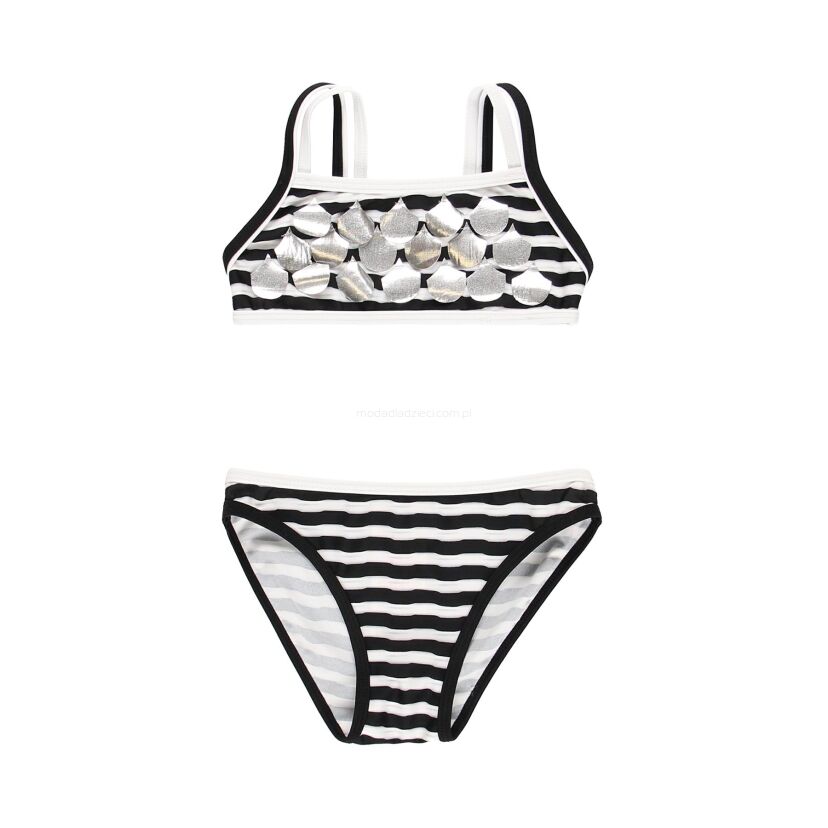 BOBOLI 829021-9271 Strój kąpielowy bikini dla dziewczynki granatowy