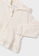 MAYORAL 3442-075  Beżowa bluza dla dziewczynki 
