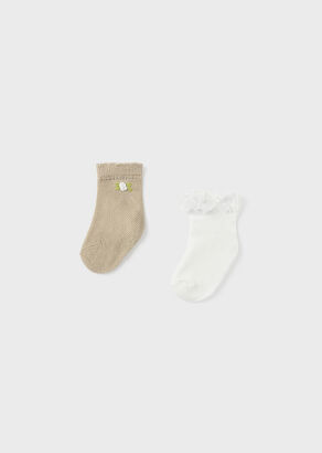 MAYORAL 2 pack skarpet dla dziewczynki 10401-089
