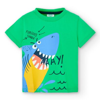 BOBOLI T-shirt dla chłopca "rekin"  316033-4529