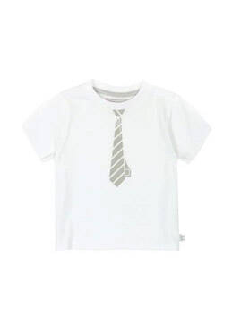 BOBOLI Koszulka chłopięca z krawatem 715047-7280
