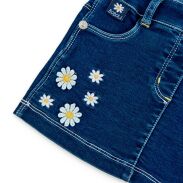 BOBOLI 236102-Blue Jeansowa spódniczka, ogrodniczka dla dziewczynki 