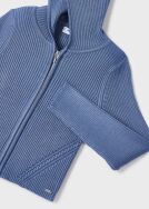 MAYORAL 3346-016 Granatowy rozpinany sweter dla dziewczynki 