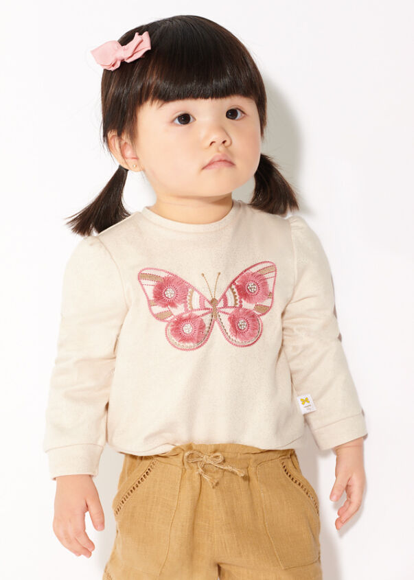 MAYORAL 1405-064 Bluza dla dziewczynki motyl 
