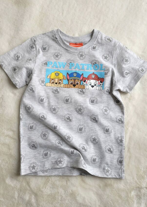 T-shirt szary dla chłopca 