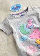 Piżamka dla dziewczynki Świnka Peppa fioletowe szorty
