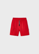MAYORAL 3222-010 Czerwone bermudy dla chłopca 