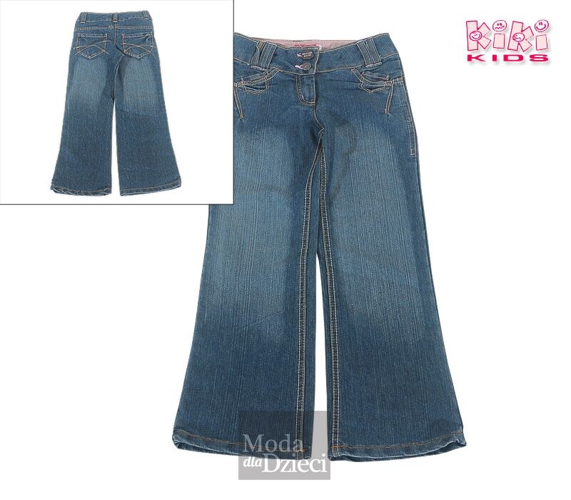 Spodnie jeans dziewczęce
