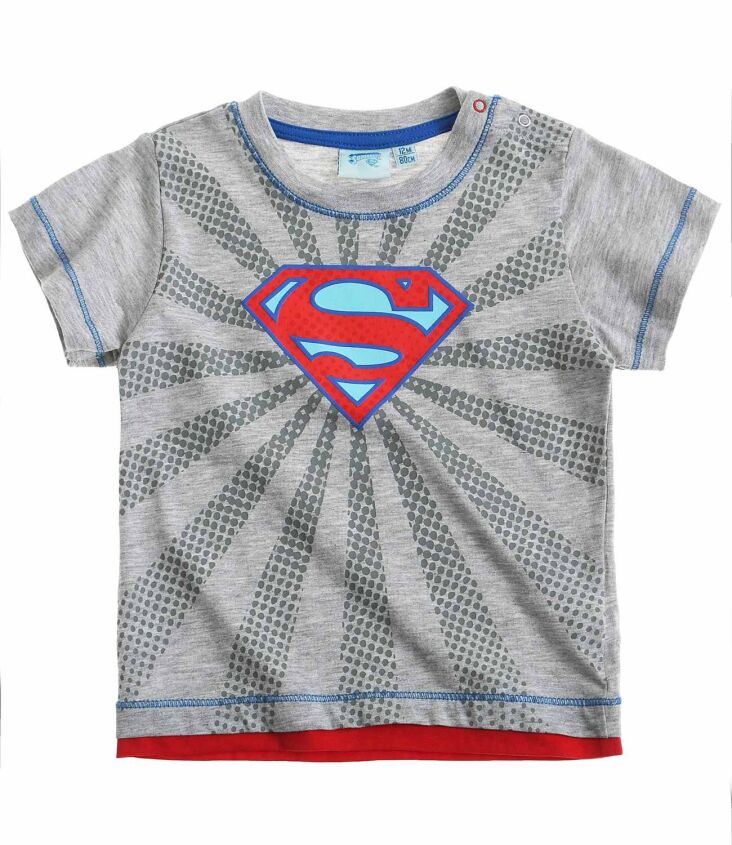 Superman Koszulka z krótkim rękawem szara