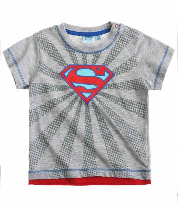 Superman Koszulka z krótkim rękawem szara