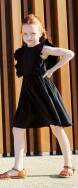 IDO 44535-0658 Czarna elegancka sukienka 