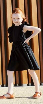 IDO Czarna elegancka sukienka 4.4535-0658