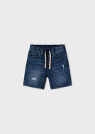 MAYORAL 3239-014  Bermudy jeansowe dla chłopca 